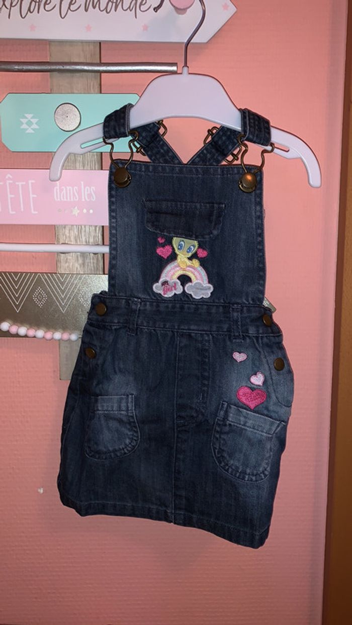 Robe en jeans titi en 6 mois
