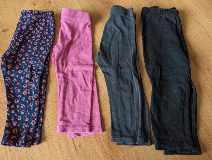 Lot de 4 leggings 18 mois - photo numéro 2