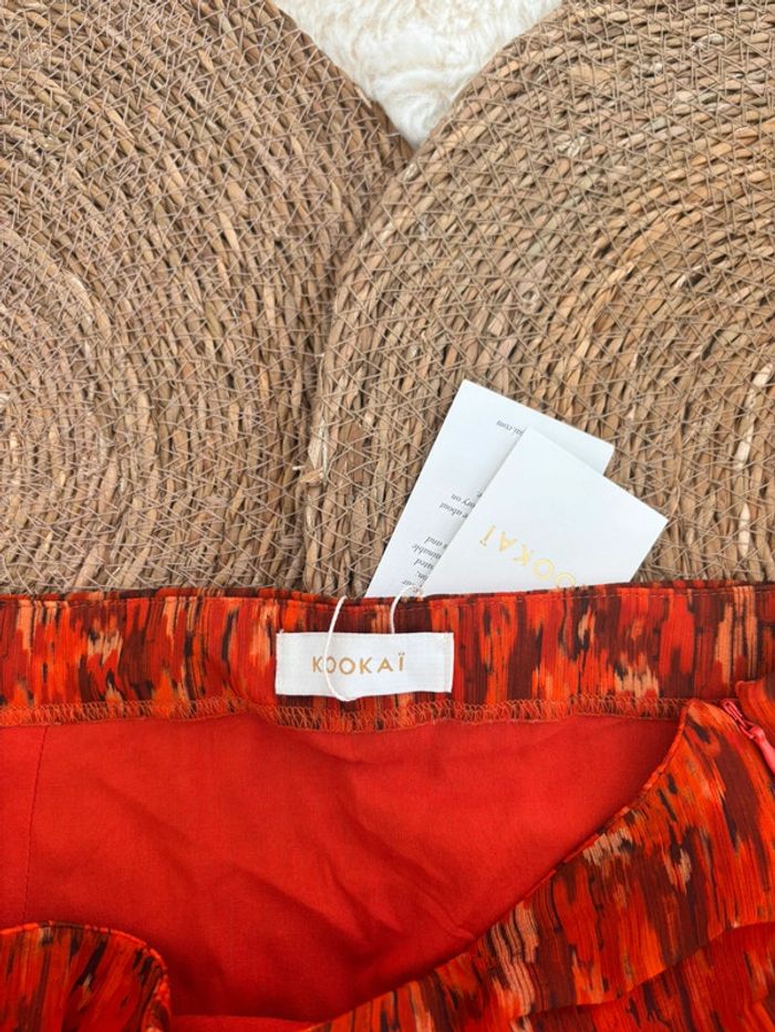 Jupe Kookaï orange taille 42 - photo numéro 3