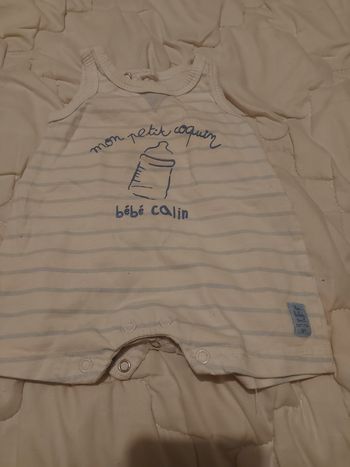 Bofy/barboteuse 3 mois garçon