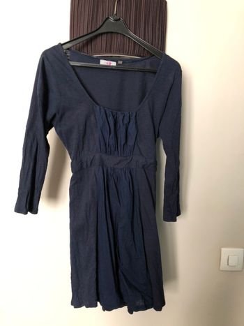 Pull grossesse bleu