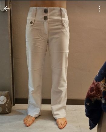 Pantalon blanc cassé 