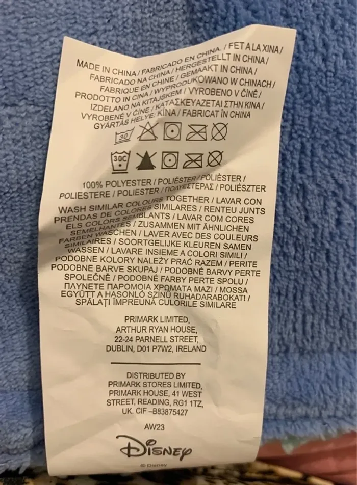 Plaid capuche Stitch - photo numéro 4