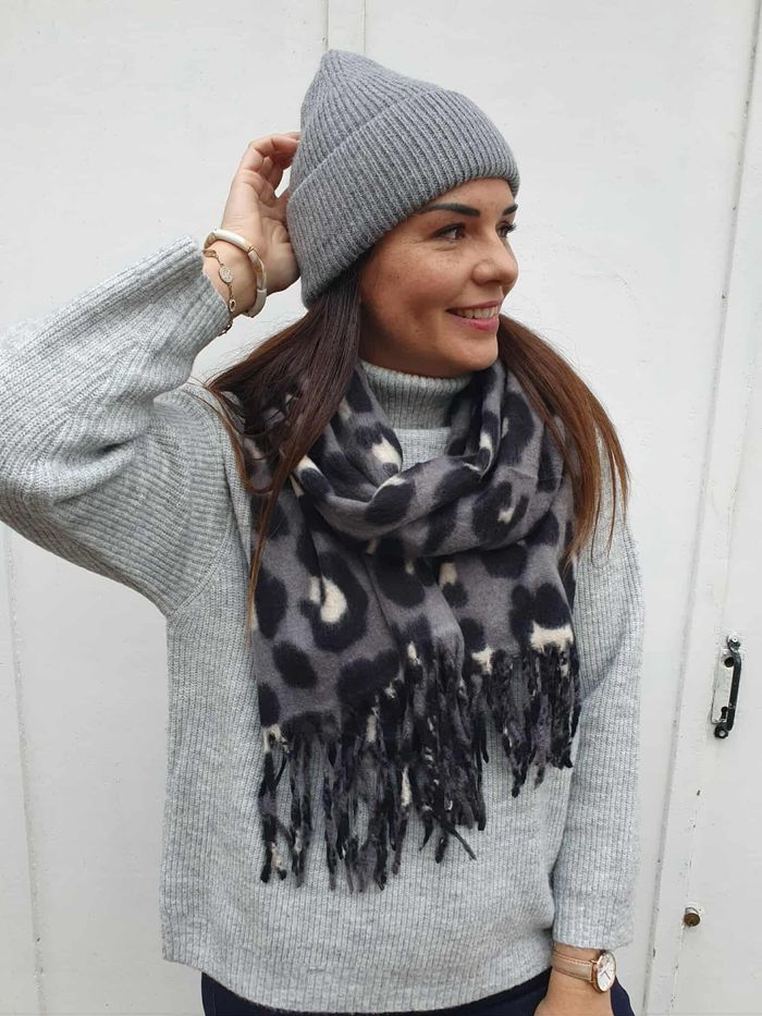 Bonnet Dublin gris avec revers - photo numéro 3