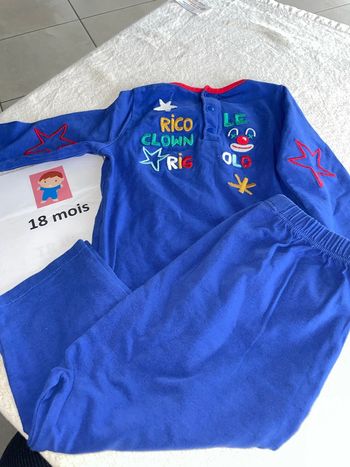 Pyjama dpam clown 18 mois