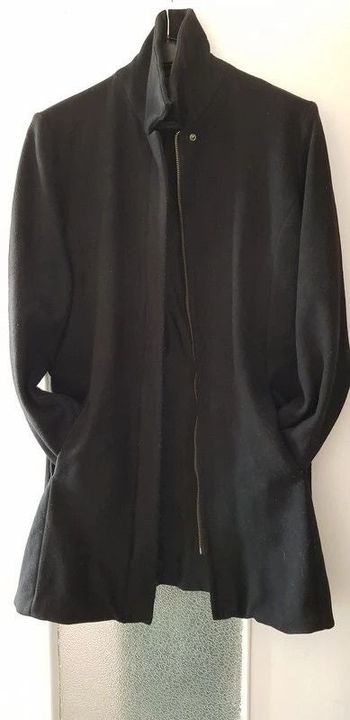 Manteau Noir Adèle Joris