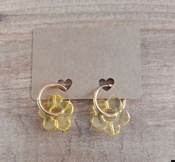Boucles d'oreilles Fleurs 
