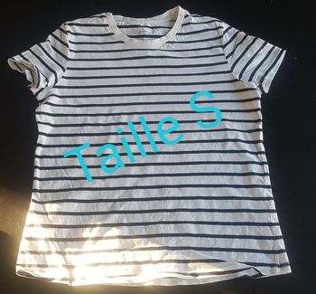 Tee shirt marinière taille S