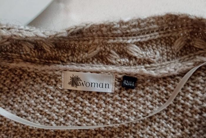 Gilet Long & Doux K.Woman - Maille Beige - photo numéro 8