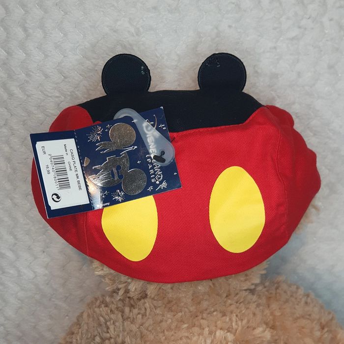 Casquette plate mickey bébé disneyland paris neuve - photo numéro 3