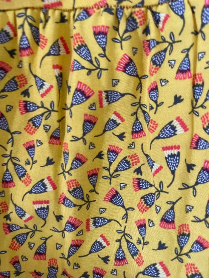 Robe à motifs jaune - photo numéro 2