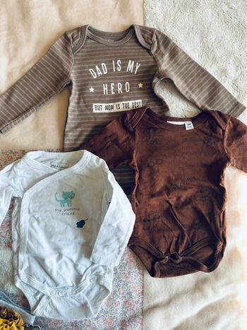 Lot de 3 body 3 mois