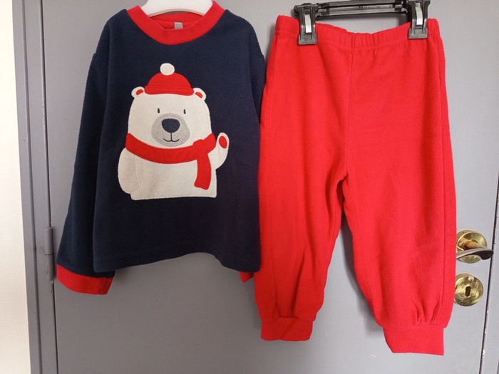 Lot pyjama polaire 3 ans / 86-92 cm - photo numéro 4