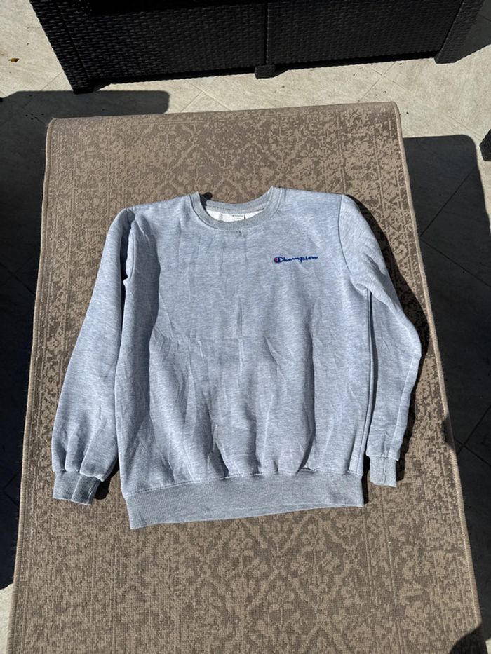 Sweat Champion gris col rond – Taille XL