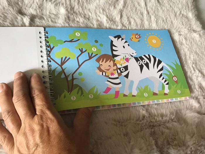 Livre décor sable animaux sauvage crée 10 tableaux avec du sable coloré (0623) - photo numéro 10