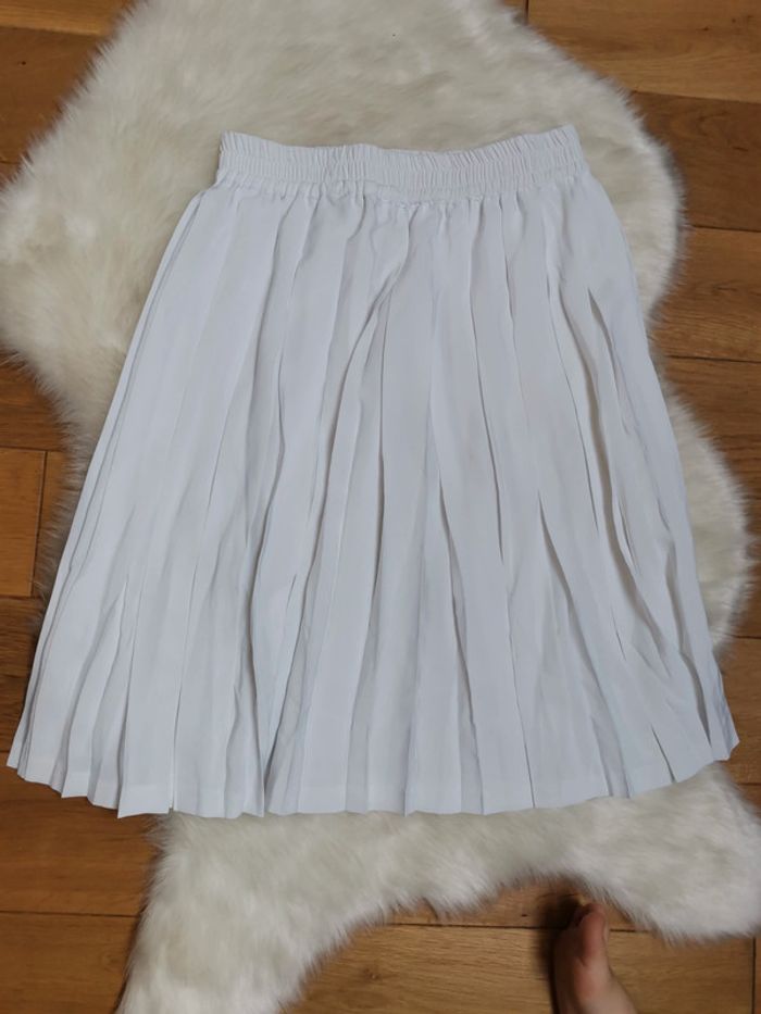 Jupe plissée vintage Blanche magnifique 😍