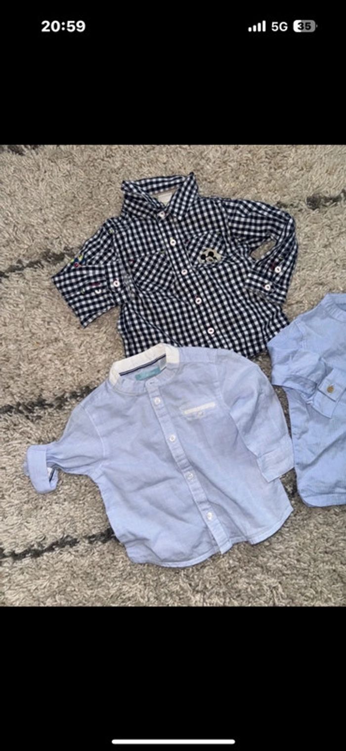 Lot 3 chemises très peu porté