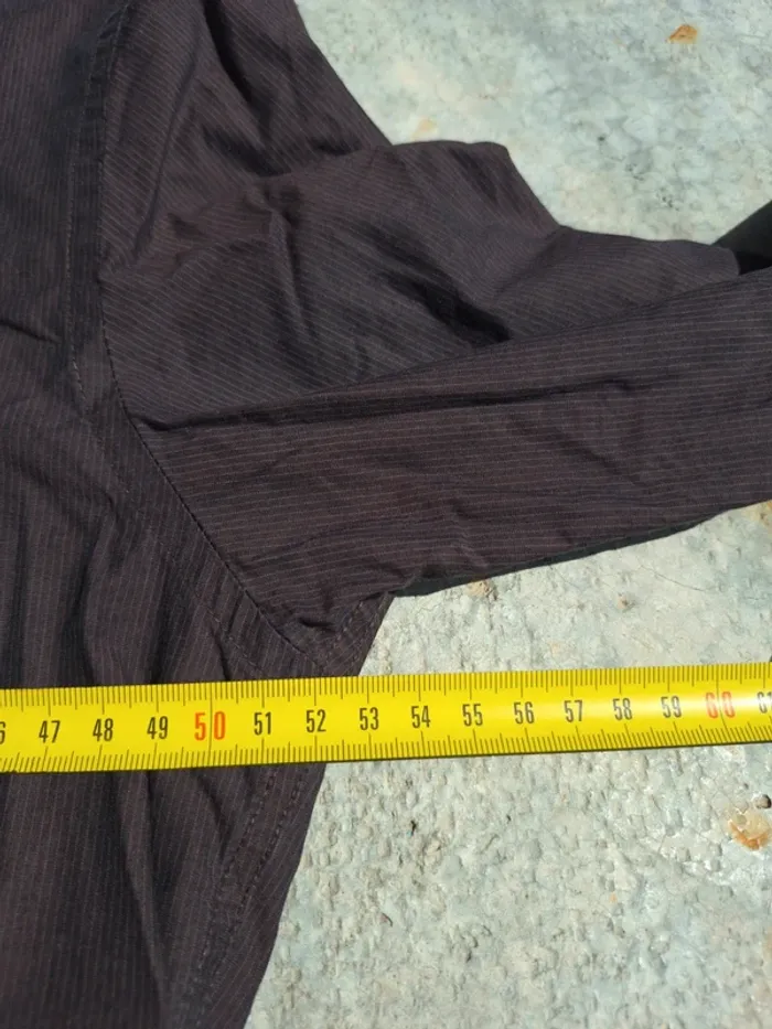 Chemise marron à rayures - photo numéro 4