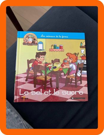 Livre pour enfants sur les animaux de la ferme altaya le sel et le sucre