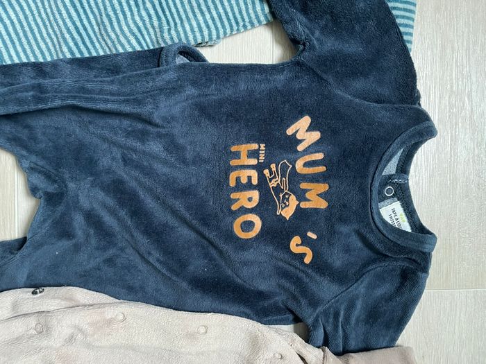 Lot de 3 pyjamas garçon 1 mois - photo numéro 3