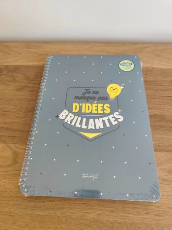 Cahier à spirale A4 Mr Wonderful