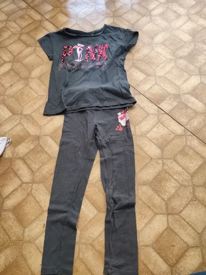 Pyjama panthère rose 7 ans