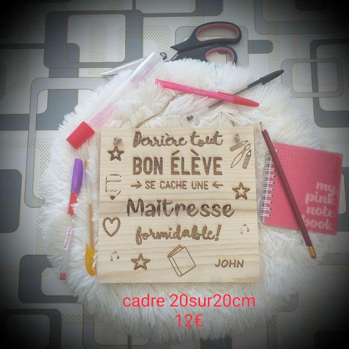 Cadeaux fin d'année scolaire cadre - photo numéro 3