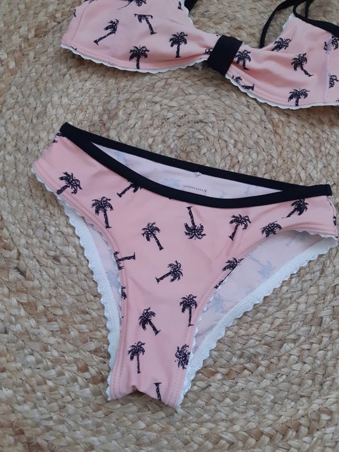 Maillot de bain 2 pièces palmier - photo numéro 4
