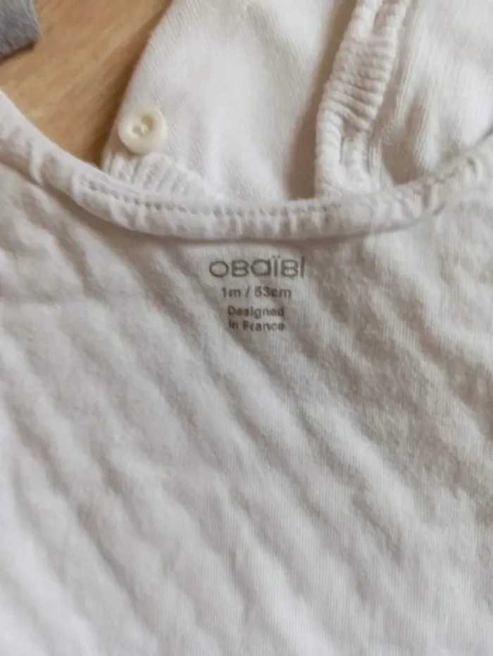 Ensemble salopette t-shirt manches longues et brassiere - photo numéro 4