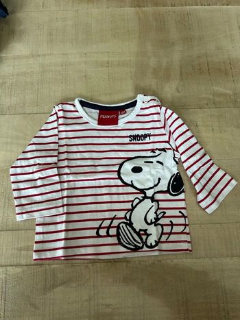 Marinière rouge Snoopy