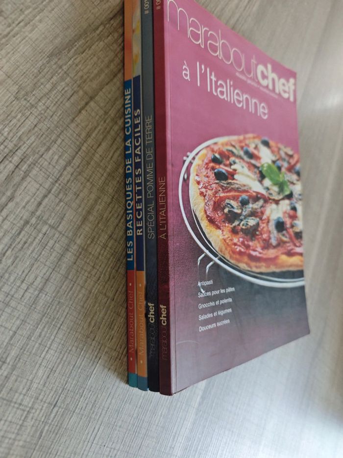 Lot de 4 livres de recettes de cuisine Marabout chef - photo numéro 15