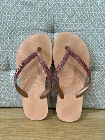 Paire de Claquettes "Pink Glitter" Pointure 31 / 32