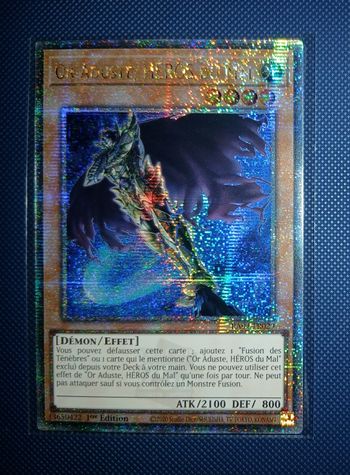 Yu-Gi-Oh ! Or Aduste, HÉROS Du Mal - RA04-FR029 - Quarter Century (QCSE)