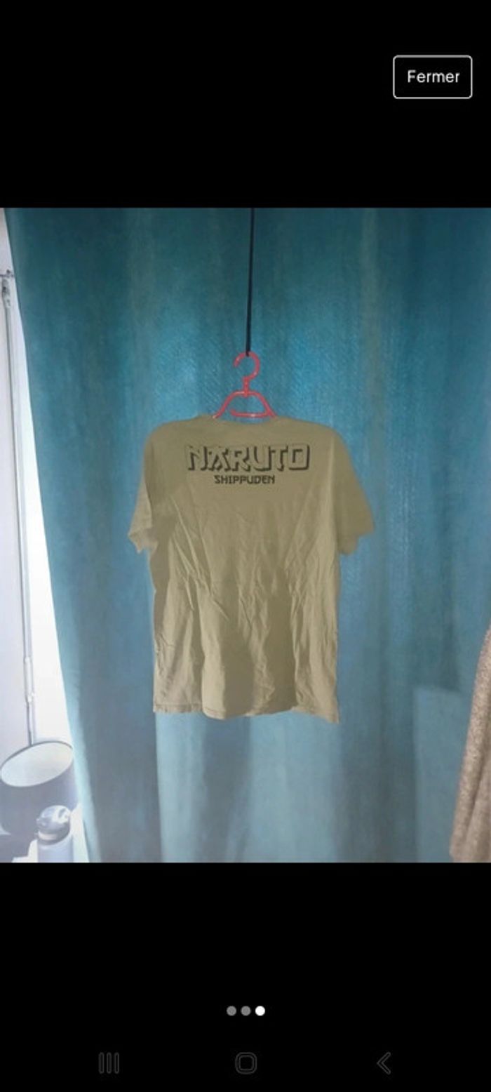 T shirt vert kakashi - photo numéro 3