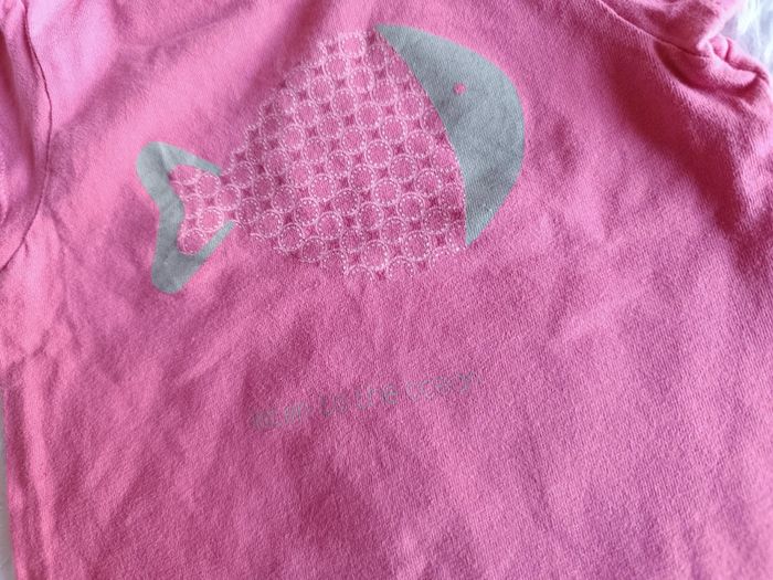 T-shirt manches courtes poisson T. 12 mois Obaibi - photo numéro 3