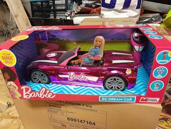 Cabriolet télécommandée de rêve barbie