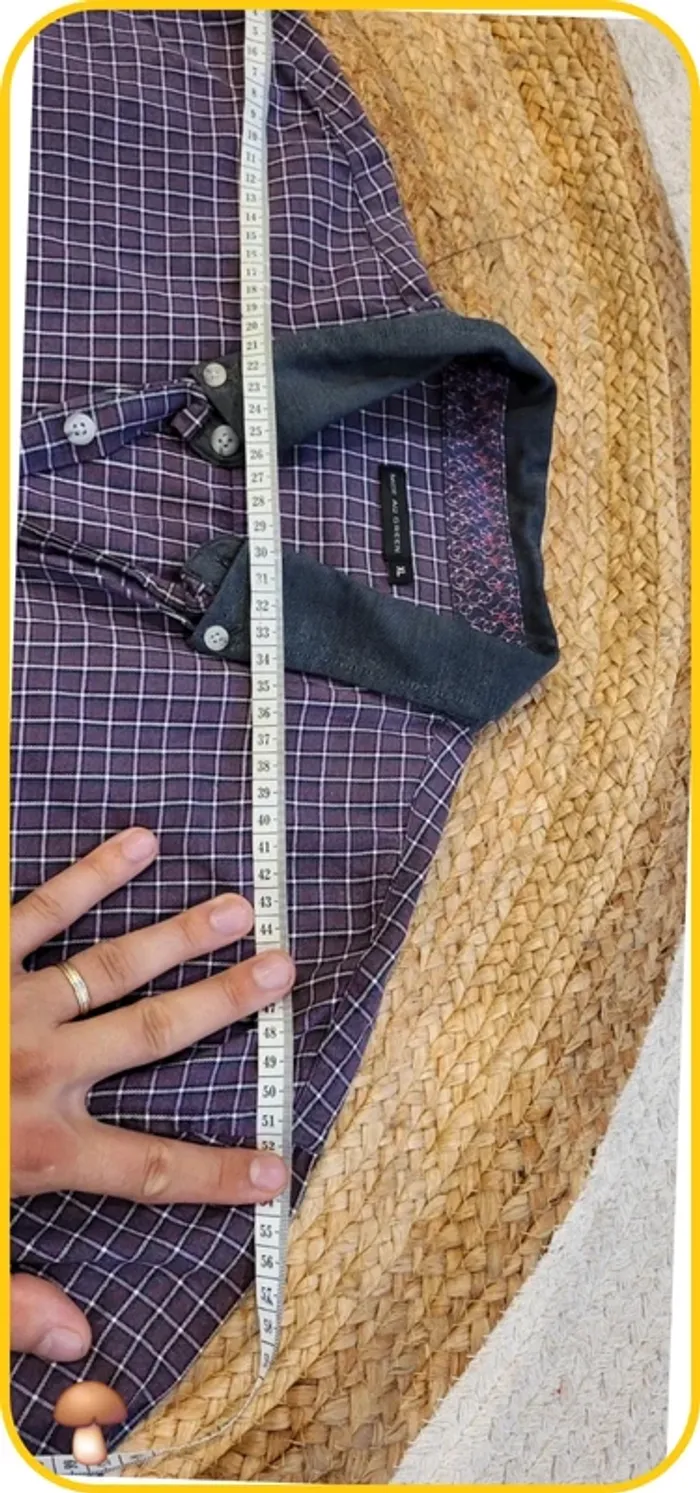 Chemise à carraux homme Mise au Green – Taille XL – Très bon état
- Violet - photo numéro 9