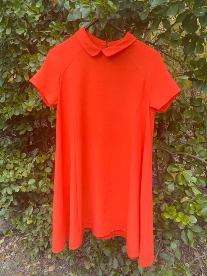 Robe fluide trapèze en bas