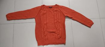 Pull couleur rouille