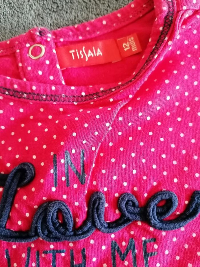 Tee-shirt fille taille 12 mois - photo numéro 3