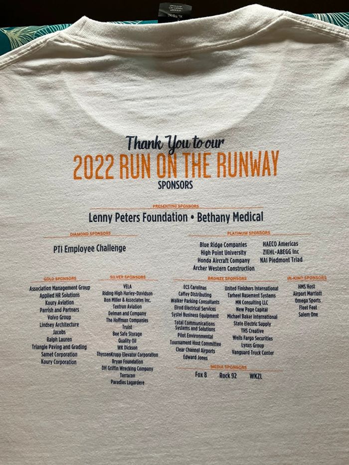 T-shirt blanc pour homme Hanes PTI Runway on tour 2022 taille XL 369 - photo numéro 4