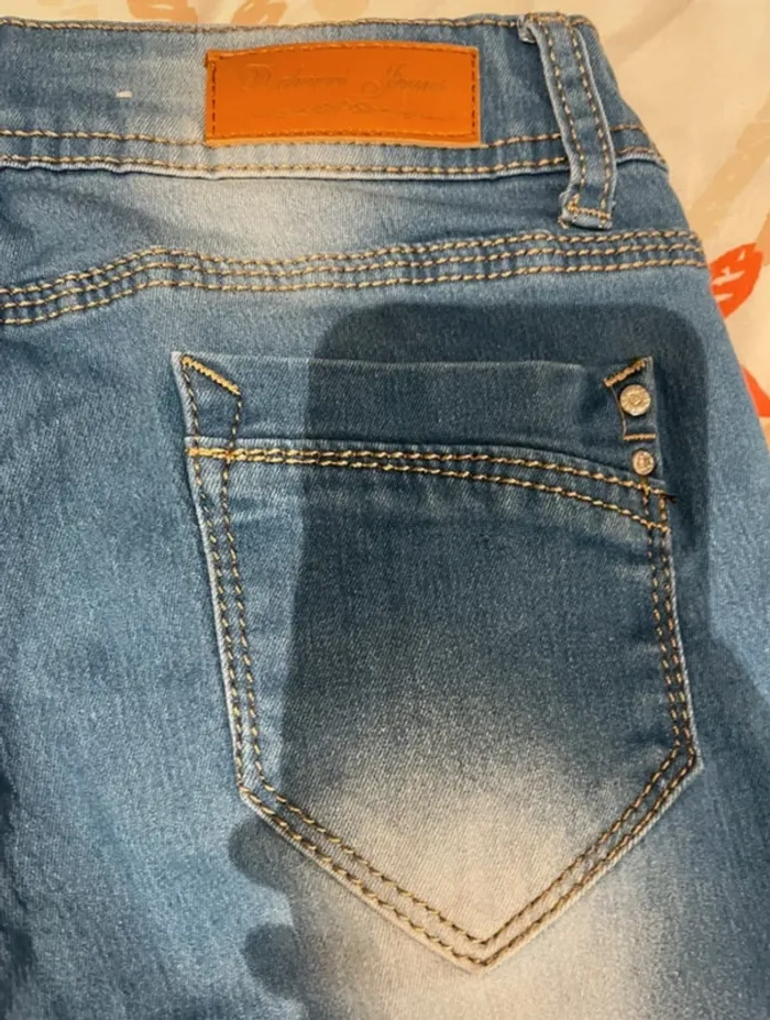 Jean skinny clair D.cherri - Taille 34 - photo numéro 6