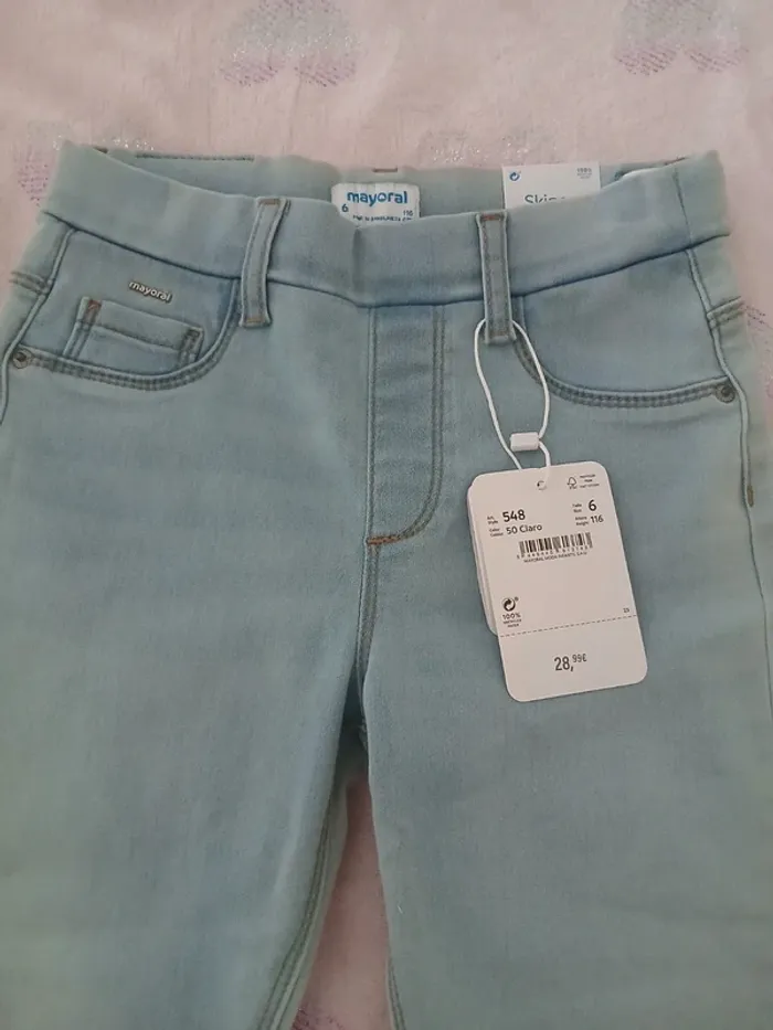Jeans souple Neuf Mayoral 6 ans - photo numéro 2