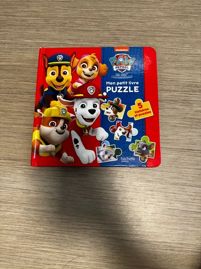 Livre puzzle pat patrouille