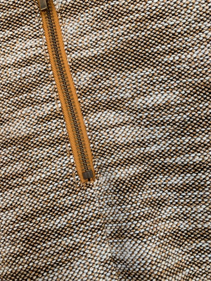 Pull Camaïeu blanc/noir/camel - photo numéro 3
