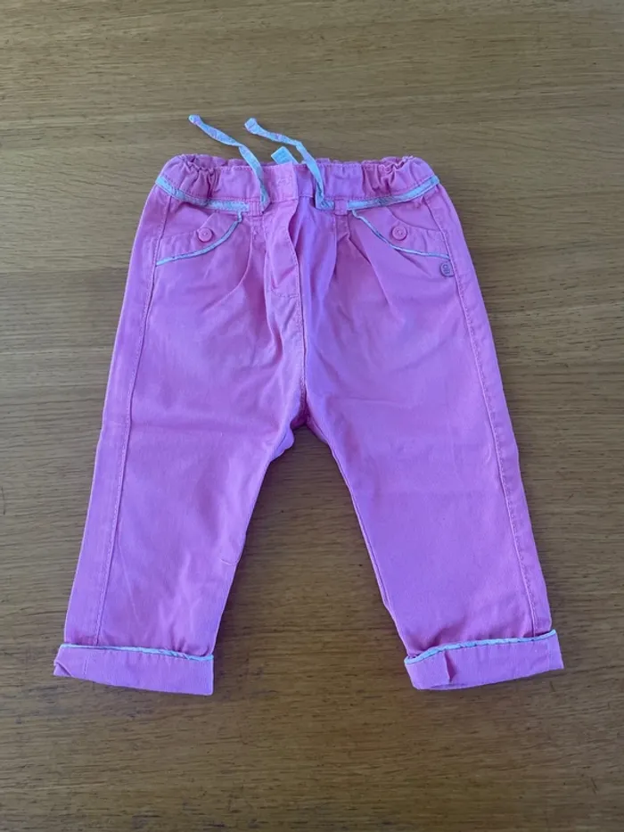 Pantalon fille 12 mois