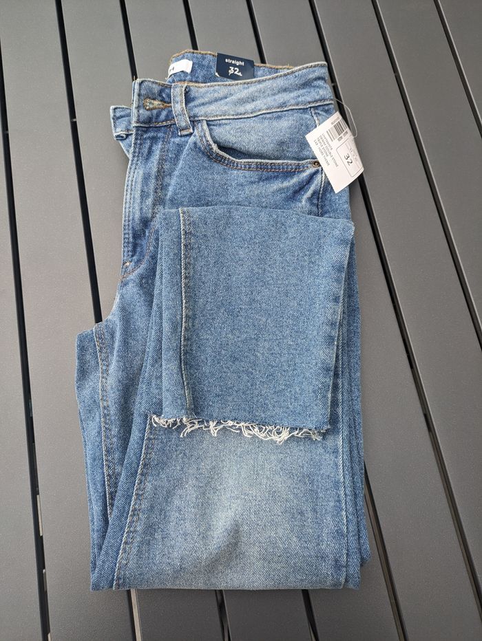 Jean  bleu straight femme/fille T 32