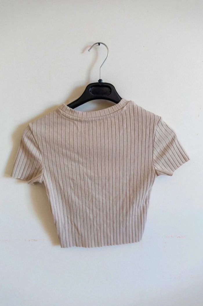 C48 top beige Jennyfer XS - photo numéro 2