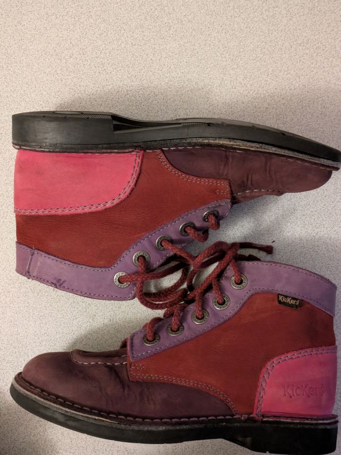 Kickers violet et rose 26 - photo numéro 7