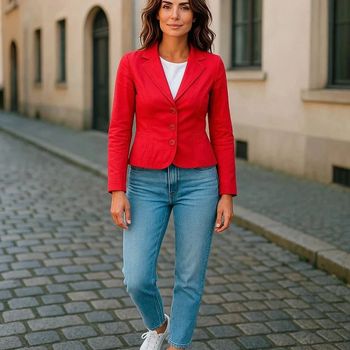 Veste rouge courte Jennifer M